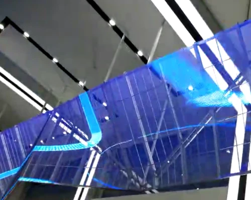 Ultra-Vékony, átlátszó LED-kijelző technológia, teljesen továbbfejlesztett Mi...